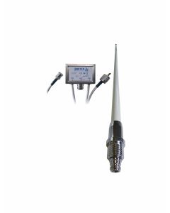 NAVY VHF and GPS antenna: 1575.42 Mhz - Side feed dipole collinear antenna, with Quadriffillar GPS antenna